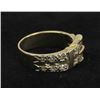 Image 3 : Diamonique 10KT and CZ Buckle Ring, Size 8.5