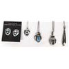Image 1 : 4 Native American Necklaces and 1 Pair of Earrings