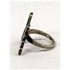 Image 2 : Native American Zuni Sterling Inlay Butterfly Ring