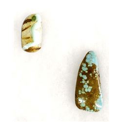 2 Beautiful Turquoise Cabochons