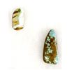 Image 1 : 2 Beautiful Turquoise Cabochons