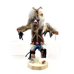 Navajo Carved Wood Protection Kachina by Ina James