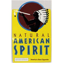 Natural American Spirit Cigarette Metal Sign