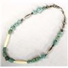 Image 2 : Navajo Sterling Turquoise Nugget Necklace