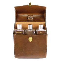 Traveling Bar in Leather Case