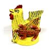 Image 1 : Vintage Mexican Pottery Chicken with 2 Lizards