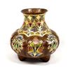Image 1 : Hand Painted Copper Vase