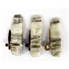 Image 2 : 3 Native American Carved Onyx Arrow Fetishes