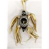 Image 1 : Sioux Beaded Turtle Umbilical Cord Fetish