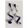 Image 1 : Native American Sterling Lapis Earrings
