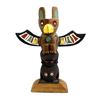 Image 1 : Canadian Inuit Trading Post Carved Wood Totem Pole