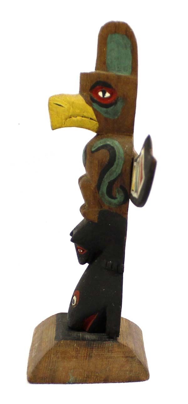 Trading Post Inuit Canadian Inuit Trading Post Carved Wood Totem Pole