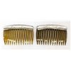 Image 1 : 2 Navajo Sterling Hair Combs by Randall Dalgai