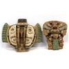 Image 1 : Mexican Aztec 3 Ages of Man Pottery Mask & Statue