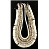 Image 1 : 5 Native American Navajo Shell Heishi Chokers