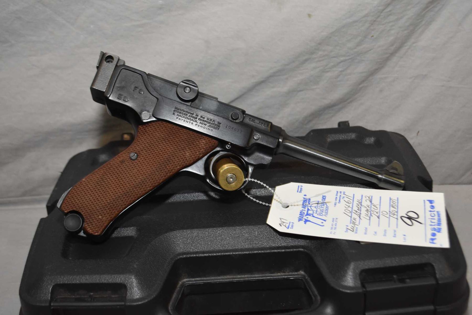 Luger By Stoeger Model Luger 22 22 LR Cal 10 Shot Semi Auto Pistol W luger-by-stoeger-model-luger-22-22-lr-cal-10-shot-semi-auto-pistol-w