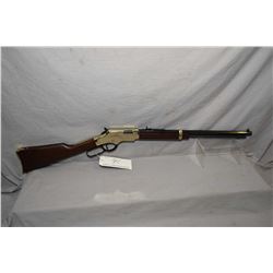 Henry Model Golden Boy .17 HMR Cal Lever Action Tube Fed Rifle w/ 20" octagon bbl [ appears excellen