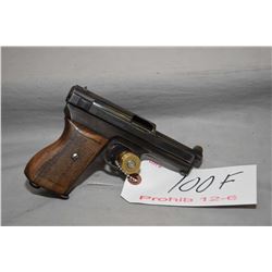 Mauser Model 1934 7.65 MM Cal 8 Shot Semi Auto Pistol w/ 89 mm bbl [ blued finish starting to fade i