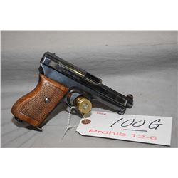 Mauser Model 1934 7.65 MM Cal 8 Shot Semi Auto Pistol w/ 89 mm bbl [ blued finish with slight holste