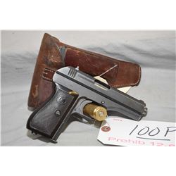 Bohmische Waffenfabrik Model 27 7.65 MM Cal 7 Shot Semi Auto Pistol w/ 98 mm bbl [ blued finish, bla