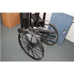 Hand Made Cannon 2  Bore with 27  bbl - 2  Diameter Wheels