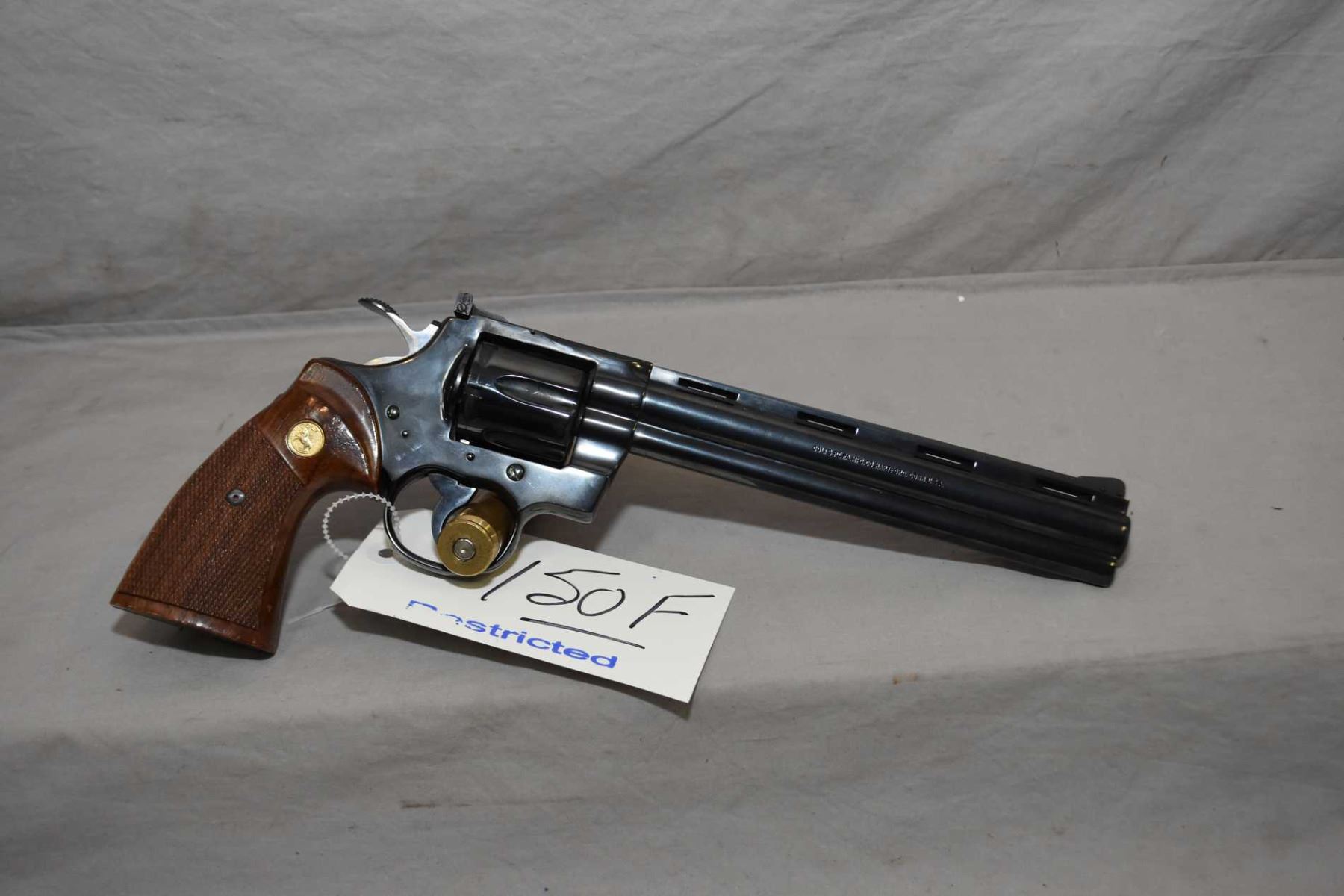 Restricted - Colt Model Python .357 Mag Cal 6 Shot Revolver w/ 203 mm ...