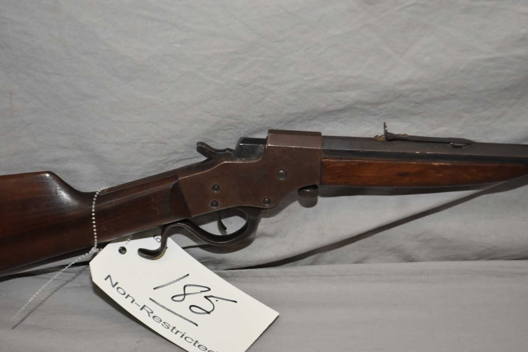 Stevens Falling Block Rifle Stevens Model Favorite .32 Long Cal Single Shot Falling Block Rifle w ...