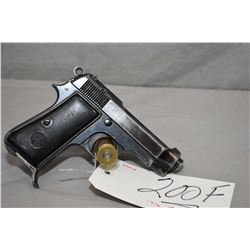 Prohib 12 - 6  Beretta Model 1934 .9 MM Browning Short Cal 7 Shot Semi Auto Pistol w/ 87 mm bbl [ fa