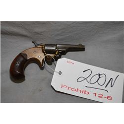 Prohib 12 - 6 Colt Model Open Top Frame Pocket .22 Rimfire Cal 7 Shot Revolver w/ 60 mm bbl [ faded 