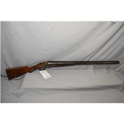 Hunter Arms Co. Model Side By Side Hammerless .12 Ga Side By Side Shotgun w/ 30" bbls [ faded blue f