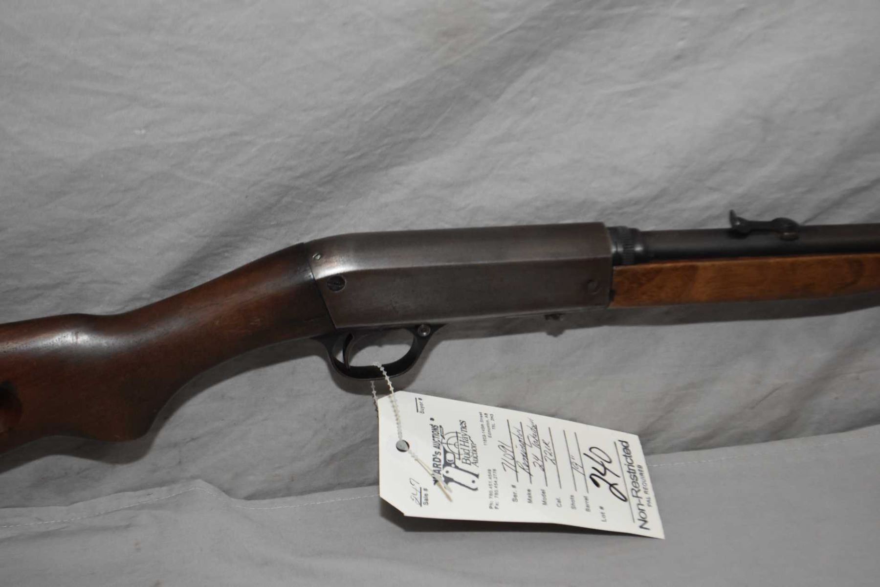 Remington Model 24 Take Down .22 LR Cal Tube Fed Semi Auto Rifle w/ 19 ...
