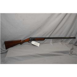 Unknown Spanish Model Canon Monorloc .12 Ga Single Shot Break Action Side Lever Shotgun w/ 30 1/4  b