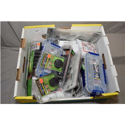 Large Tray Lot : Cable Locks - Remington True Scent Sticks - Various Patches - Asstd Decals - New Sh