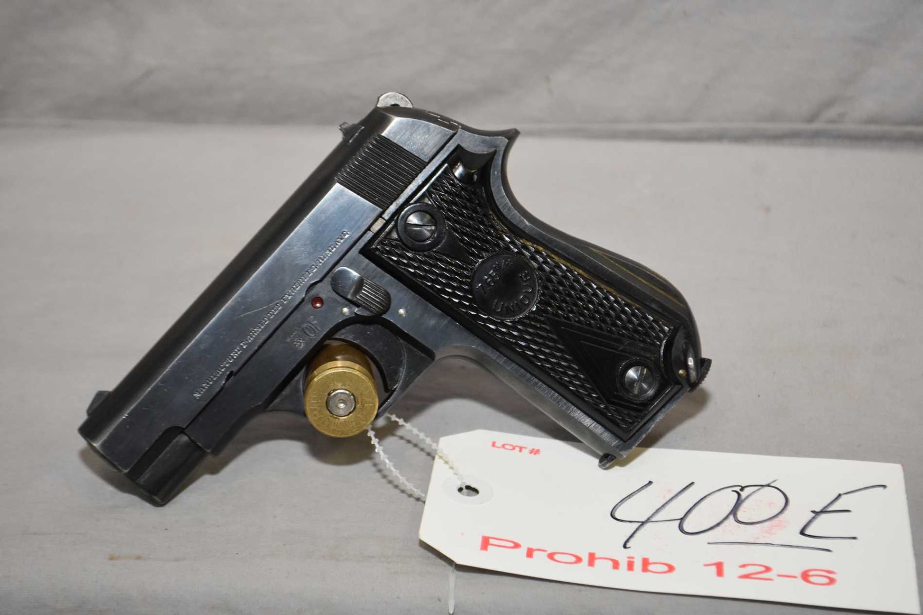 Unique Rr51 Prohib 12 - 6 Unique Model RR51 7.65 MM Cal 9 Shot Semi Auto Pistol w ...