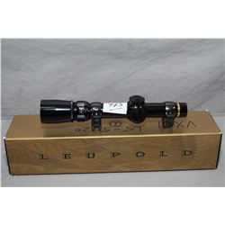 Leupold Vari X III 1.5 - 5 x 20 mm Variable Scope w/ Ruger rings in non original Leupold box