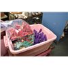 Image 2 : Lot of Six Items :  2 Medium Sized Tubs of .20 Ga AA Hulls - 2 Small Tubs of .12 & .28 Ga Hulls -  A