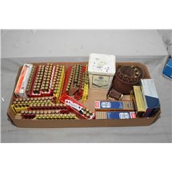 Tray Lot : One Box ( 20 rnds ) .38 - 55 Cal Ammo - One Box Plus Loose Rounds .303 Brit Cal Ammo - Ap