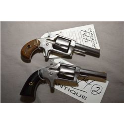 Lot of Two Antique Firearms : Ryan Pistol Manufacturing Model Napoleon .32 Short Rimfire Cal 5 Shot 