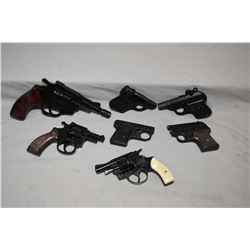 Tray Lot : Seven Starter Pistols : Rio 315 Made in Italy - Sprint Made in Italy - Foe Super 777 Made