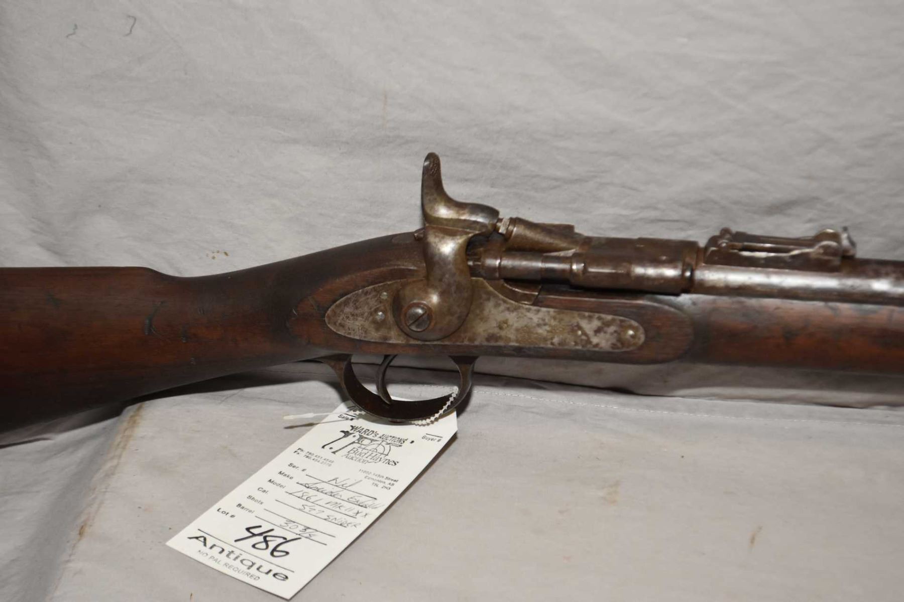Snider Enfield Model 1861 Mark II ** .577 Snider Cal Two Band Rifle w ...
