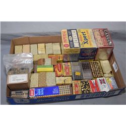 Tray Lot : 3 Boxes Collector Shot Shells Plus Approx. Over Twenty Full And Part Boxes .22 Cal Ammo -