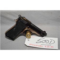 Prohib 12 - 6  Beretta Model 948 .22 LR Cal 8 Shot Semi Auto Pistol w/ 98 mm bbl [ two tone blue and