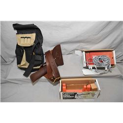 Box Lot : Shooting Crony - Lyman Pro Series Reloading Scalel - Browning Shooting Bag - Holster & Bel