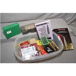 Plastic Tray : Full of Approx. 14 Boxes and 5 Bags Various Caliber Bullets Includ : .308, .30 Cal, .