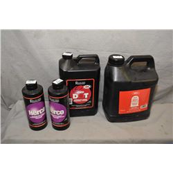 Blue Crate : 8 Lb Bottle IMR 3031 Powder - 4 Lb Bottle Red Dot Shot Shell Powder - 2 One Lb Bottles 