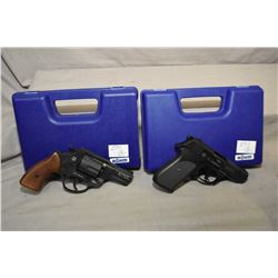 Lot of Two Rohm Starter Pistols - Appear As New in blue plastic cases : One is RG 88 - One is RG 89 