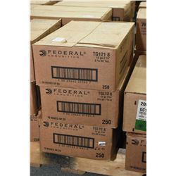 Three case lots Fed .12 Ga Shotshells Three case Lots ; 10 Boxes ( 25 rnds per ) Federal .12 Ga 2 3/