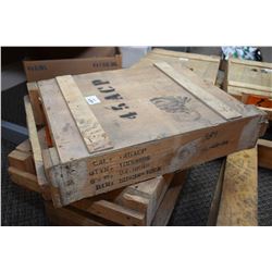 Wood Crate : 1000 Rnds .45 ACP Ammo Wooden Crate : 1000 Rnds .45 ACP Cal Ammo