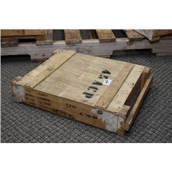 Wood Crate .45 ACP Ammo Wooden Crate : 1000 Rnds .45 ACP Cal Ammo