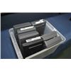 Image 1 : Pl. Tub : 7 Empty Ruger Cases Plastic Tub : Seven Empty Ruger Plastic Pistol Cases